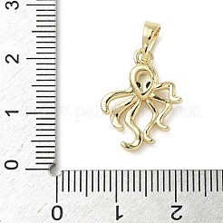 Подвески из латуни с микропаве из кубических цирконий на тему Хэллоуина&nbsp;KK-L248-05G-02