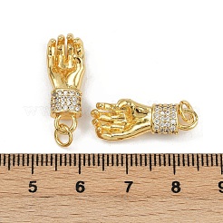 Латунные микро проложить кубического циркония подвески&nbsp;KK-C093-01C-G