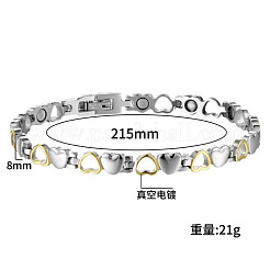 Браслеты-цепочки в форме сердца из нержавеющей стали 304 для женщин&nbsp;FS-WG8F258-01