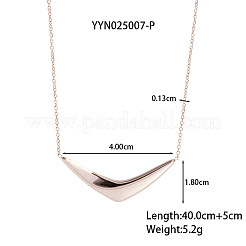 Элегантные V-образные подвески из нержавеющей стали 304 для женщин&nbsp;LC5573-2