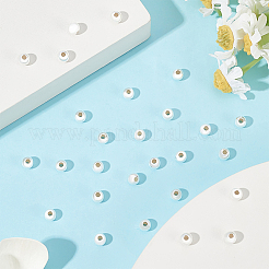 50 шт. 925 бусины-разделители из стерлингового серебра&nbsp;STER-BC0001-77