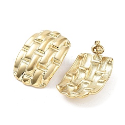 Серьги-гвоздики из нержавеющей стали 304&nbsp;EJEW-P245-17G