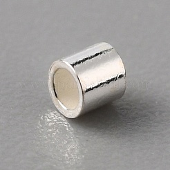 925 стерлингов серебряные шарики Spacer&nbsp;LS-FIND-WH0038-30S-02