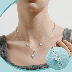 12 шт. оправа для когтей из стерлингового серебра со стразами&nbsp;STER-BC0003-82