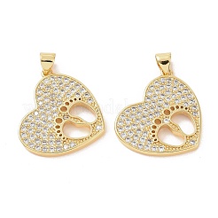 Латунные микро проложить кубического циркония подвески&nbsp;ZIRC-I063-26G