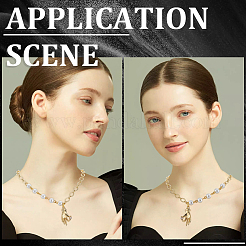 5 шт. Латунные подвески с микропаве&nbsp;ZIRC-BBC0002-35