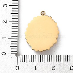 Подвески из нержавеющей стали 304 с эмалью&nbsp;STAS-Z146-02G-02B