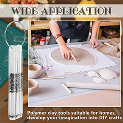 10 набор инструментов для работы с акриловой глиной&nbsp;AJEW-OC0014-28A