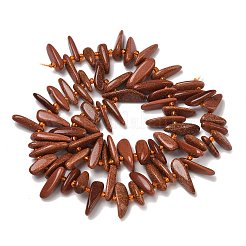 Синтетические голдстоуновские бисер пряди&nbsp;G-Z130-A04-03