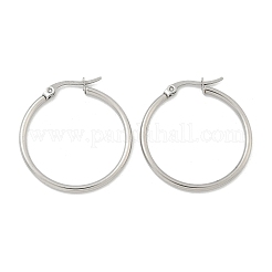 Серьги-кольца из нержавеющей стали 304&nbsp;EJEW-F105-09P