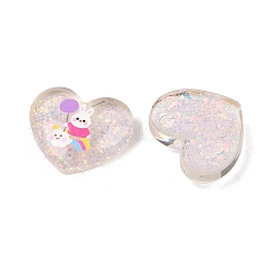 Печатные полупрозрачные кабошоны из эпоксидной смолы&nbsp;RESI-XCP0002-63B