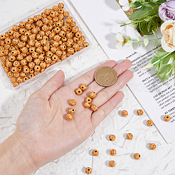 600 шт. акриловые бусины с имитацией дерева&nbsp;SACR-DC0001-10