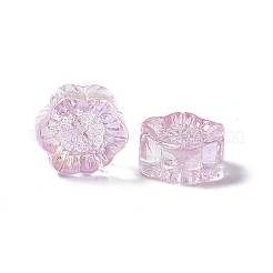 Гальваническим стеклянные бусины&nbsp;GLAA-G090-01E