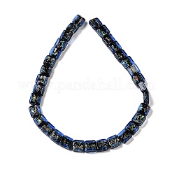 Нити стеклянных бусин из дихроичной фольги ручной работы&nbsp;DICH-U001-07I