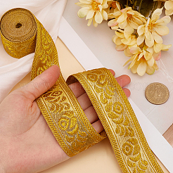 4.6~5 ярд полиэфирной жаккардовой ленты в этническом стиле для шитья украшений&nbsp;OCOR-GF0003-96D