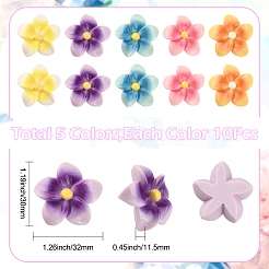 Кабошоны из непрозрачной смолы&nbsp;FIND-SC0020-81