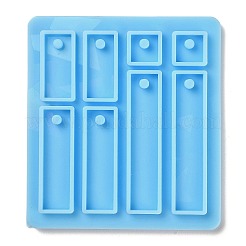 Голографический кулон прямоугольной формы&nbsp;LS-DIY-K063-07