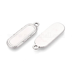 Оправы для подвесок из нержавеющей стали 304 в виде кабошонов&nbsp;STAS-N108-61P