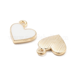 Эмалевые подвески из легкого позолоченного сплава&nbsp;ENAM-M219-06KCG-03