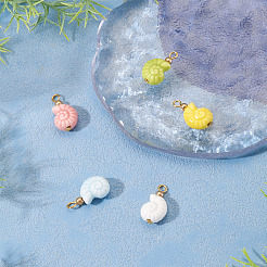 5 шт. подвески в форме фарфоровой ракушки&nbsp;PALLOY-TAC0222