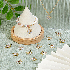 40 шт. подвески из сплава со стразами с УФ-покрытием&nbsp;ALRI-DC0001-09