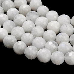 Бусины из натурального радужного лунного камня&nbsp;G-C280-B15-8mm