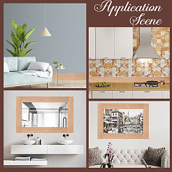 ПВХ водонепроницаемая самоклеящаяся декоративная лента с текстурой дерева&nbsp;DIY-WH20007-38D-08