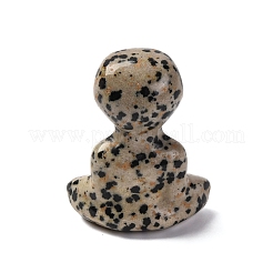 Украшения из натурального далматинского яшмы&nbsp;DJEW-P019-E02