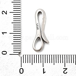 925 застежка-крючок из стерлингового серебра&nbsp;STER-A048-09MP