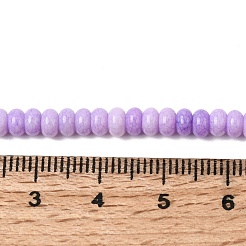 Треснувшая непрозрачная нить стеклянных бусин&nbsp;GLAA-D306-A08