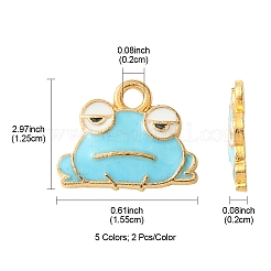 10шт 5 стиля подвески из сплава с эмалью&nbsp;FIND-FS0002-32