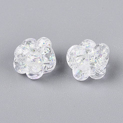 Нити из фольгированных бусин лэмпворк ручной работы&nbsp;FOIL-T008-06J