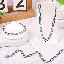 Цепи-скрепки из нержавеющей стали 304 с вакуумным покрытием PVD&nbsp;CHS-TA0001-10