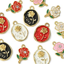 12шт 6 стиля подвески из сплава с эмалью&nbsp;FIND-FS0002-05