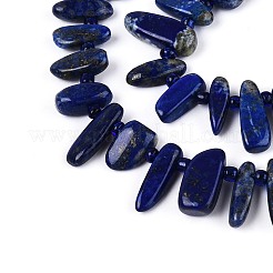 Нитки бусины из натурального ляписа-лазури&nbsp;G-Z091-A23