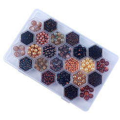 Набор для поиска ювелирных изделий своими руками 24 стиль из акриловых и смоляных бусин&nbsp;DIY-NB0012-01C