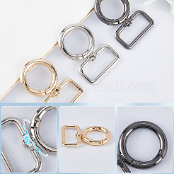 12 шт. 3 поворотные застежки из сплава цвета colros FIND-SP0003-61