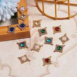 14шт 7 цвета стеклянные соединения / разъемы&nbsp;GLAA-SZ0001-32