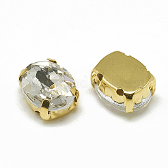 Шить на горный хрусталь&nbsp;RGLA-T091-10x14mm-01G