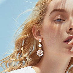 30 шт. 3-х стилевые латунные серьги-гвоздики с кубическим цирконием&nbsp;KK-BBC0012-68