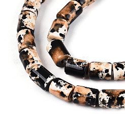 Синтетических нитей бирюзовые бусы&nbsp;TURQ-T005-01A-03