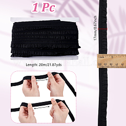 20 м эластичной нейлоновой кружевной отделки&nbsp;OCOR-WH0070-207A