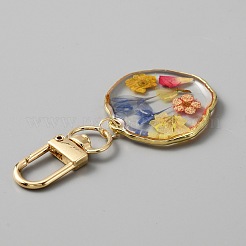 Подвесные украшения из эпоксидной смолы&nbsp;KEYC-WH0027-92A