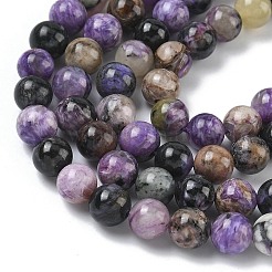 Естественно чароитовыми бисер пряди&nbsp;G-C270-O03-02