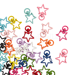 26 шт. 13 цвета из цинкового сплава поворотные застежки с когтями лобстера PALLOY-CJ0001-131