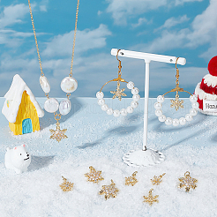 12шт 6 стиля латунные микропаве прозрачные кубические подвески из циркония&nbsp;KK-PH0012-24