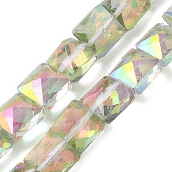 Стеклянные бусины с гальваническим покрытием &nbsp;EGLA-L045-B