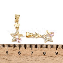 Латунные микро проложить кубического циркония подвески&nbsp;KK-C132-08G