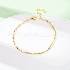 Браслеты из латунной цепочки для женщин&nbsp;BJEW-C140-01G