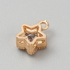 Латунные микро проложить кубического циркония подвески&nbsp;KK-CJC0006-07G